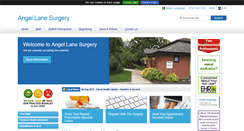 Desktop Screenshot of angellanesurgery.co.uk
