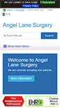 Mobile Screenshot of angellanesurgery.co.uk
